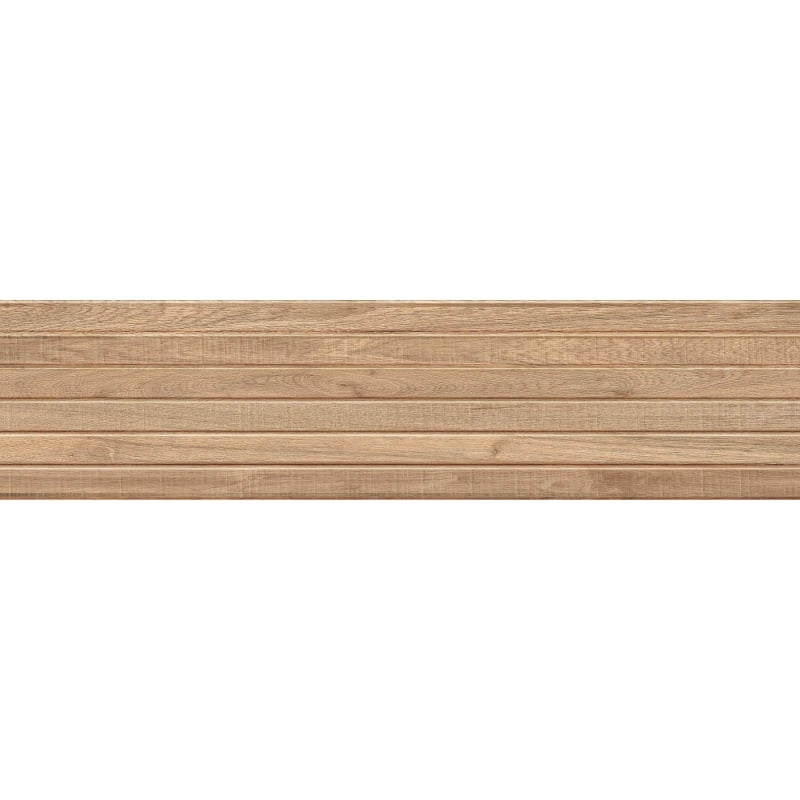 Mexen Mulberry Wood Échantillon de grès cérame émaillé rrect. G1, carreau mural aspect bois, mat - TL703-51-S