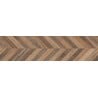 Mexen Native Échantillon marron de grès émaillé rectifié. G1, carreau effet bois pour sol et mur, carving - TL704-01-S