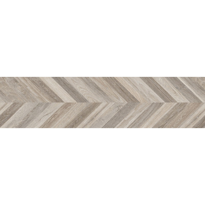 Mexen Native Gris échantillon de grès émaillé rectifié G1, carreau effet bois pour sol et mur, carving - TL704-02-S