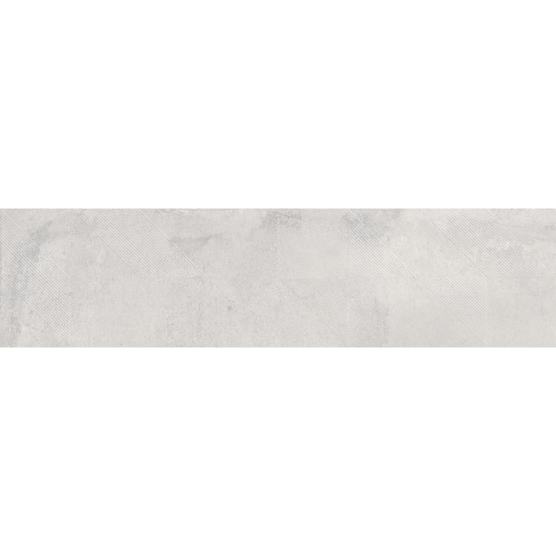 Mexen Lassa Échantillon de grès émaillé Spiga Bianco rect. G1, carreau mural, mat - TL705-52-S