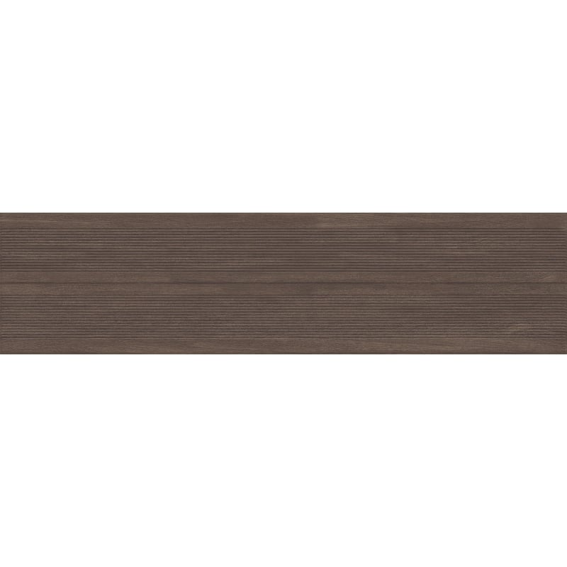 Mexen Prestige Wood Échantillon de carrelage grès émaillé rectifié Coffee G1, carreau mural aspect bois, mat - TL706-51-S