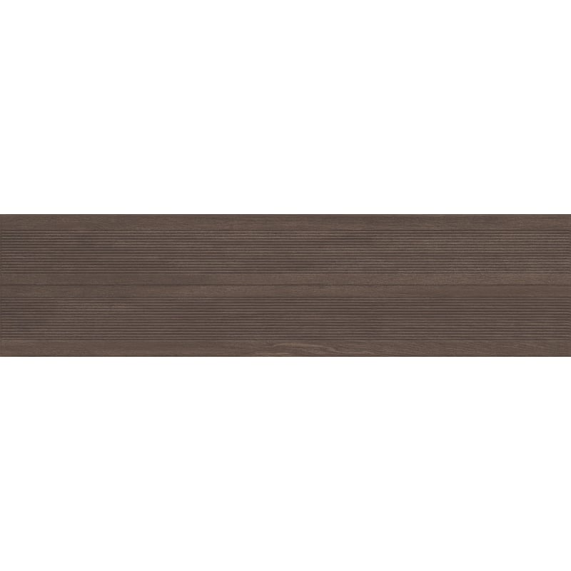 Mexen Prestige Wood Échantillon de carrelage grès émaillé rectifié Coffee G1, carreau mural aspect bois, mat - TL706-51-S