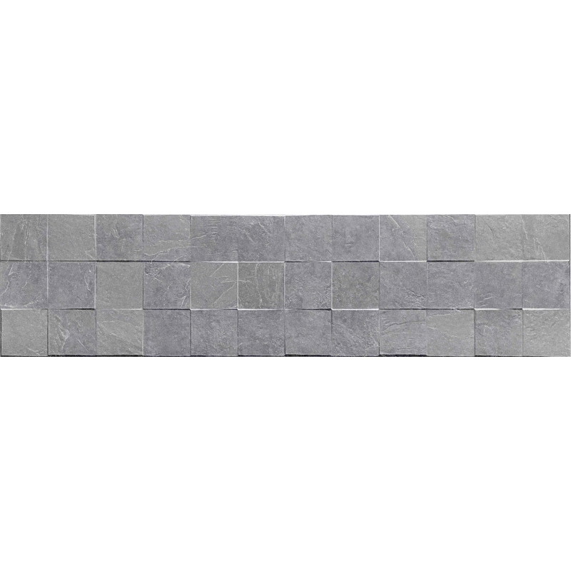 Mexen Icon Lyon Gris échantillon de grès cérame émaillé rectifié G1, carreau mural, mat - TL712-54-S