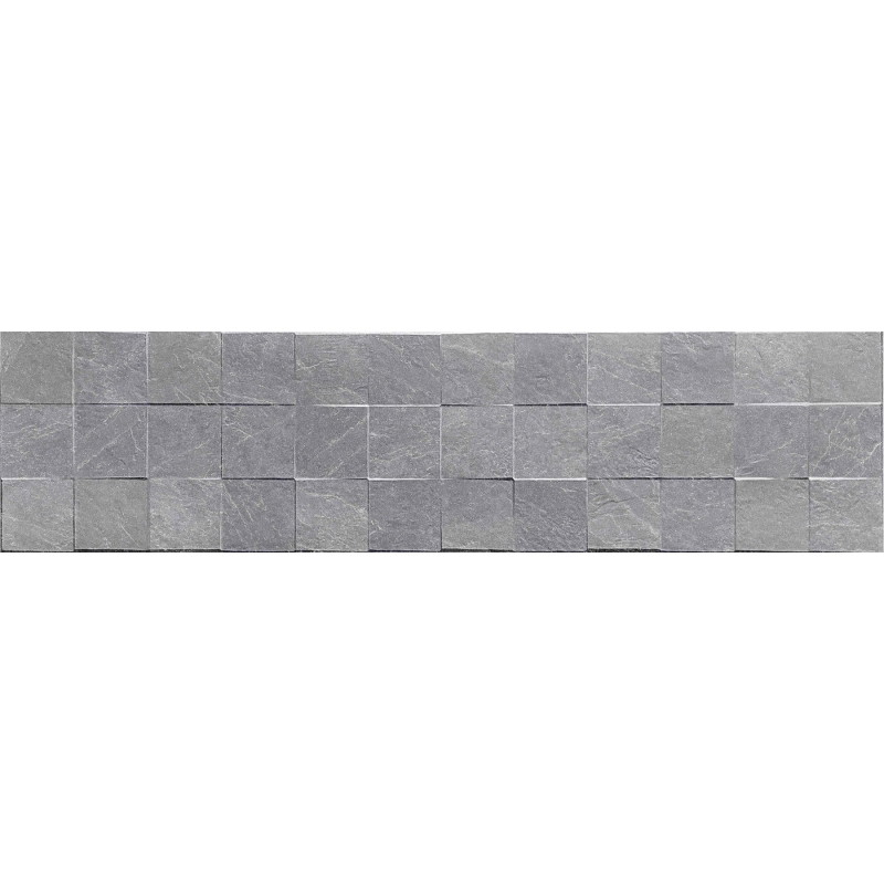 Mexen Icon Lyon Gris échantillon de grès cérame émaillé rectifié G1, carreau mural, mat - TL712-54-S