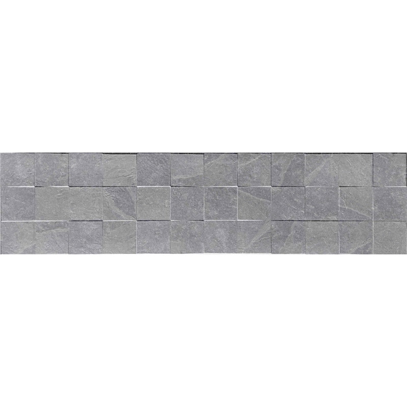 Mexen Icon Lyon Gris échantillon de grès cérame émaillé rectifié G1, carreau mural, mat - TL712-54-S