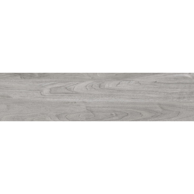 Mexen Riga Échantillon de carreau de grès émaillé rectifié gris G1, carreau aspect bois pour sol et mur, mat - TL713-04-S