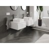 Mexen Orio meuble de salle de bains sous lavabo 50 cm avec plateau, 1 tiroir, blanc brillant - 91A10-05023-1-BFC00