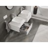 Mexen Orio armoire de salle de bain sous-vasque 50 cm avec plateau, 1 tiroir, blanc mat - 91A10-05023-1-BFC01