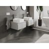 Mexen Orio armoire de salle de bain sous lavabo 50 cm avec plateau, 1 tiroir, gris mat - 91A10-05023-1-BFC62