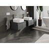 Mexen Orio meuble de salle de bain sous-lavabo 50 cm avec plateau, 1 tiroir, graphite mat - 91A10-05023-1-BFC66