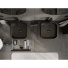 Mexen Orio armoire de salle de bains sous lavabo 50 cm avec plateau, 1 tiroir, noir mat - 91A10-05023-1-BFC71