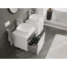 Mexen Orio armoire de salle de bains sous lavabo 50 cm avec plateau, 1 tiroir, blanc mat - 91A10-05047-1-BFC01