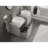 Mexen Orio armoire de salle de bain sous-vasque 50 cm avec plateau, 1 tiroir, gris mat - 91A10-05047-1-BFC62
