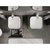 Mexen Orio meuble de salle de bains sous le lavabo 50 cm avec plateau, 1 tiroir, graphite mat - 91A10-05047-1-BFC66