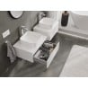 Mexen Orio meuble de salle de bains sous-lavabo 60 cm avec plateau, 1 tiroir, blanc brillant - 91A10-06023-1-BFC00