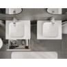 Mexen Orio armoire de salle de bain sous lavabo 60 cm avec plateau, 1 tiroir, blanc mat - 91A10-06023-1-BFC01