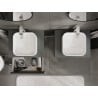 Mexen Orio meuble de salle de bain sous-vasque 60 cm avec plateau, 1 tiroir, graphite mat - 91A10-06023-1-BFC66