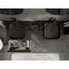 Mexen Orio meuble de salle de bain sous-lavabo 60 cm avec plateau, 1 tiroir, noir brillant - 91A10-06023-1-BFC70