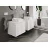Mexen Orio armoire de salle de bain sous-lavabo 60 cm avec plateau, 1 tiroir, blanc mat - 91A10-06047-1-BFC01