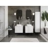Mexen Orio armoire de salle de bain sous-lavabo 60 cm avec plateau, 1 tiroir, blanc mat - 91A10-06047-1-BFC01