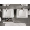 Mexen Orio armoire de salle de bain sous-lavabo 60 cm avec plateau, 1 tiroir, blanc mat - 91A10-06047-1-BFC01