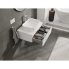 Mexen Orio meuble salle de bain sous lavabo 70 cm avec plateau, 1 tiroir, blanc mat - 91A10-07023-1-BFC01