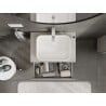 Mexen Orio armoire de salle de bain sous vasque 70 cm avec plateau, 1 tiroir, gris mat - 91A10-07023-1-BFC62