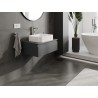 Mexen Orio armoire de salle de bain sous lavabo 70 cm avec plan de travail, 1 tiroir, graphite mat - 91A10-07023-1-BFC66