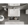 Mexen Orio armoire de salle de bain sous-vasque 70 cm avec plateau, 1 tiroir, blanc mat - 91A10-07047-1-BFC01