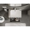 Mexen Orio armoire de salle de bain sous lavabo 70 cm avec plateau, 1 tiroir, gris mat - 91A10-07047-1-BFC62