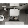 Mexen Orio meuble de salle de bain sous lavabo 70 cm avec plateau, 1 tiroir, graphite mat - 91A10-07047-1-BFC66