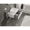 Mexen Orio armoire de salle de bains sous lavabo 80 cm avec plateau, 1 tiroir, blanc brillant - 91A10-08023-1-BFC00