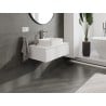 Mexen Orio meuble de salle de bain sous-lavabo 80 cm avec plan, 1 tiroir, blanc mat - 91A10-08023-1-BFC01