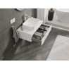 Mexen Orio meuble de salle de bain sous-lavabo 80 cm avec plan, 1 tiroir, blanc mat - 91A10-08023-1-BFC01