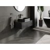 Mexen Orio meuble de salle de bain sous-lavabo 80 cm avec plateau, 1 tiroir, noir mat - 91A10-08023-1-BFC71
