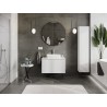 Mexen Orio armoire de salle de bain sous-lavabo 80 cm avec plateau, 1 tiroir, blanc brillant - 91A10-08047-1-BFC00