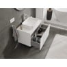 Mexen Orio meuble de salle de bains sous lavabo 80 cm avec plan, 1 tiroir, blanc mat - 91A10-08047-1-BFC01