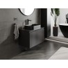 Mexen Orio meuble de salle de bain sous-lavabo 80 cm avec plateau, 1 tiroir, noir mat - 91A10-08047-1-BFC71