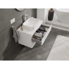 Mexen Orio meuble de salle de bain sous-lavabo 80 cm avec plateau, 2 tiroirs, blanc mat - 91A10-08047-2-BFFC01