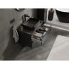 Mexen Orio armoire de salle de bains sous-lavabo 80 cm avec plateau, 2 tiroirs, noir mat - 91A10-08047-2-BFFC71