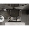 Mexen Orio armoire de salle de bains sous-lavabo 80 cm avec plateau, 2 tiroirs, noir mat - 91A10-08047-2-BFFC71