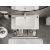 Mexen Orio meuble de salle de bain sous lavabo 90 cm avec plateau, 1 tiroir, blanc brillant - 91A10-09023-1-BFC00