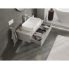 Mexen Orio meuble de salle de bain sous-vasque 90 cm avec dessus, 1 tiroir, gris mat - 91A10-09023-1-BFC62