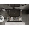 Mexen Orio meuble de salle de bain sous lavabo 90 cm avec plateau, 1 tiroir, noir mat - 91A10-09023-1-BFC71