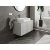 Mexen Orio meuble de salle de bain sous-vasque 90 cm avec plateau, 1 tiroir, gris mat - 91A10-09047-1-BFC62