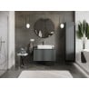 Mexen Orio meuble de salle de bain sous-vasque 90 cm avec plateau, 1 tiroir, graphite mat - 91A10-09047-1-BFC66