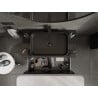 Mexen Orio meuble de salle de bain sous-lavabo 90 cm avec plateau, 1 tiroir, noir brillant - 91A10-09047-1-BFC70