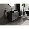 Mexen Orio meuble de salle de bains sous lavabo 90 cm avec plateau, 1 tiroir, noir mat - 91A10-09047-1-BFC71
