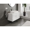 Mexen Orio meuble de salle de bain sous-lavabo 90 cm avec plateau, 2 tiroirs, blanc brillant - 91A10-09047-2-BFFC00