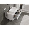 Mexen Orio meuble de salle de bain sous-lavabo 90 cm avec plateau, 2 tiroirs, blanc brillant - 91A10-09047-2-BFFC00